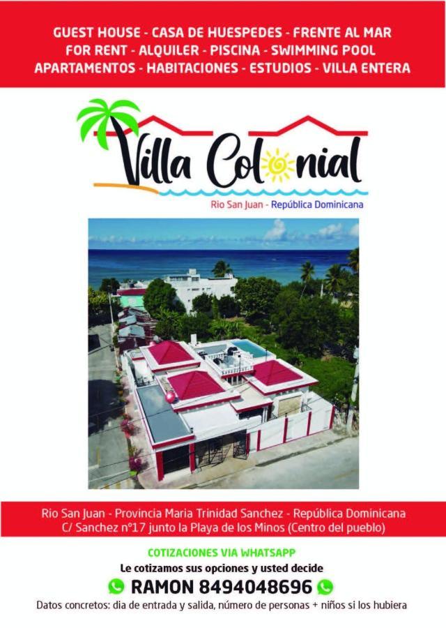 Vilaa Colonial Suite N 7, Basic Exterior Río San Juan 外观 照片